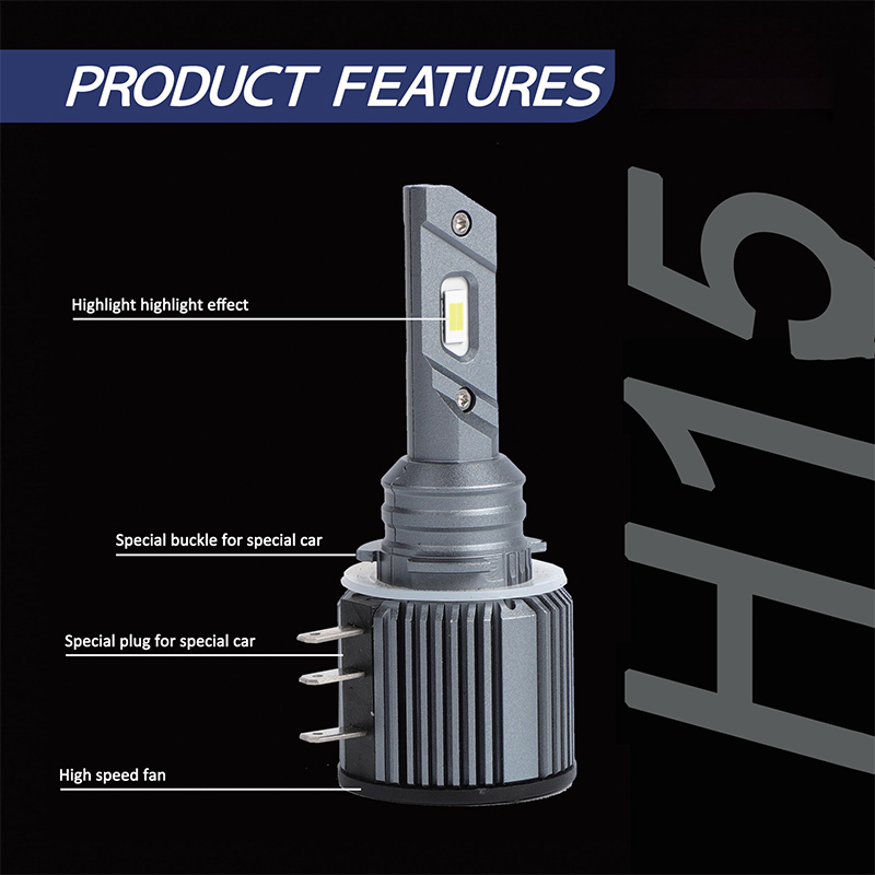 H15 Series LED Headlight - Side View