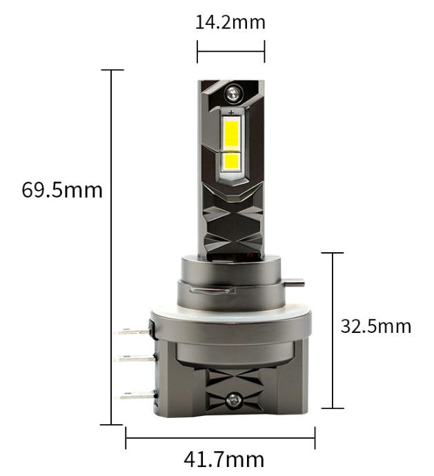 H15 Series LED Headlight - H15 Socket